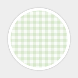 Sage gingham Magnet